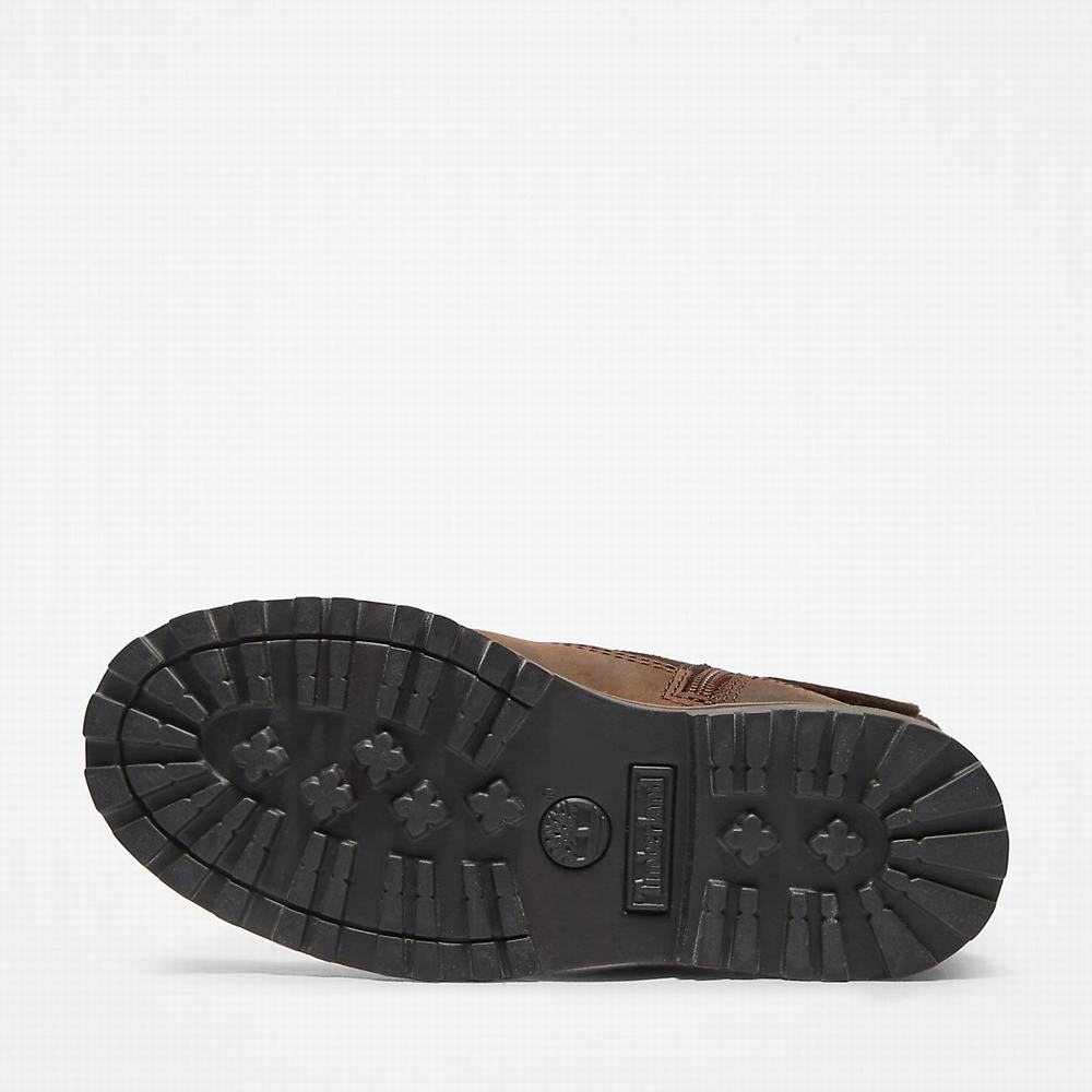 Dětské Zimní Boty Timberland Courma Podšité Tmavě Hnědé | TI35467-056