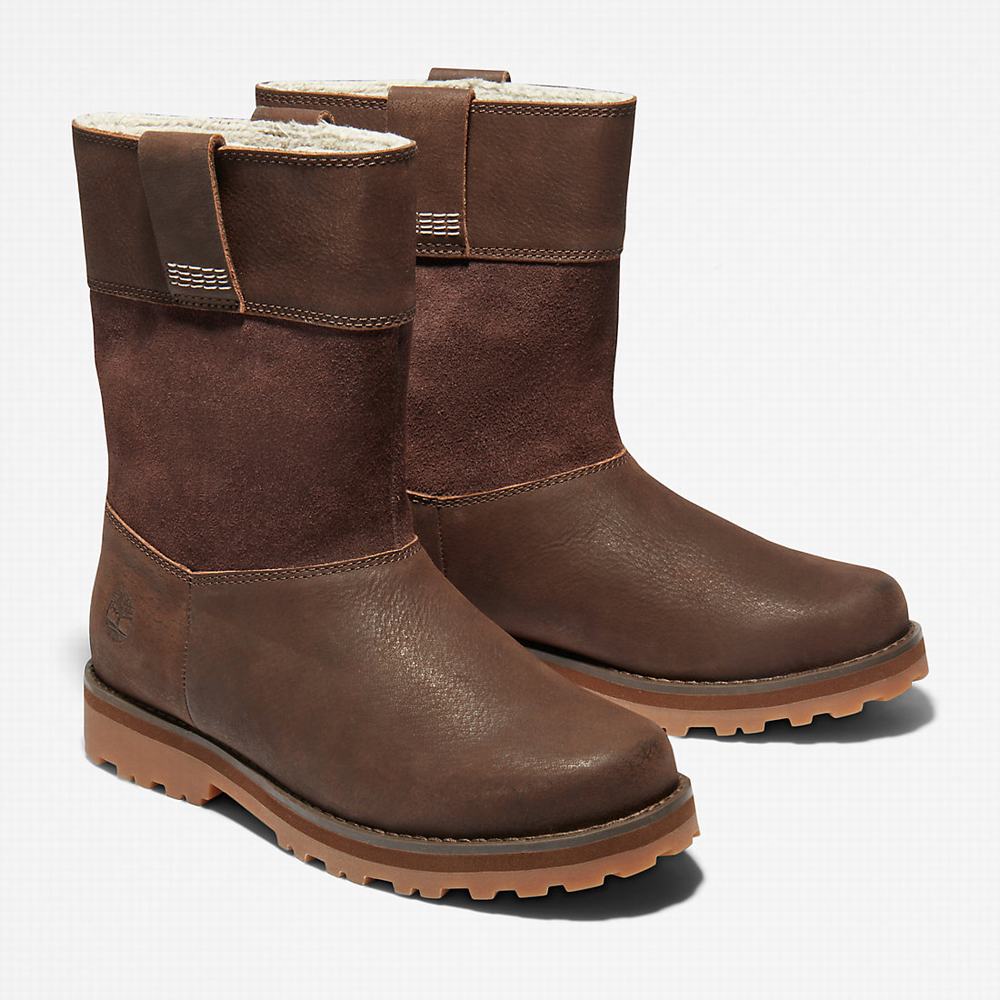 Dětské Zimní Boty Timberland Courma Pull-on Hnědé | TI39052-705