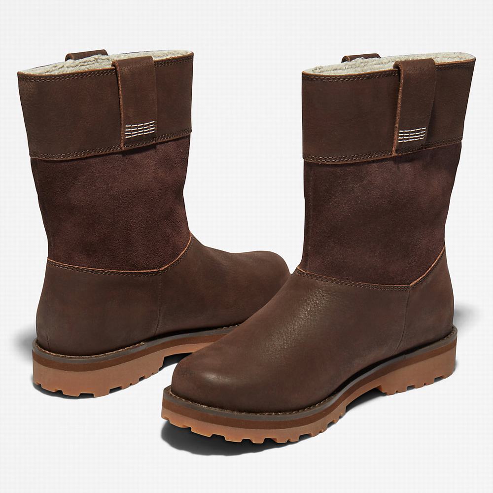 Dětské Zimní Boty Timberland Courma Pull-on Hnědé | TI39052-705