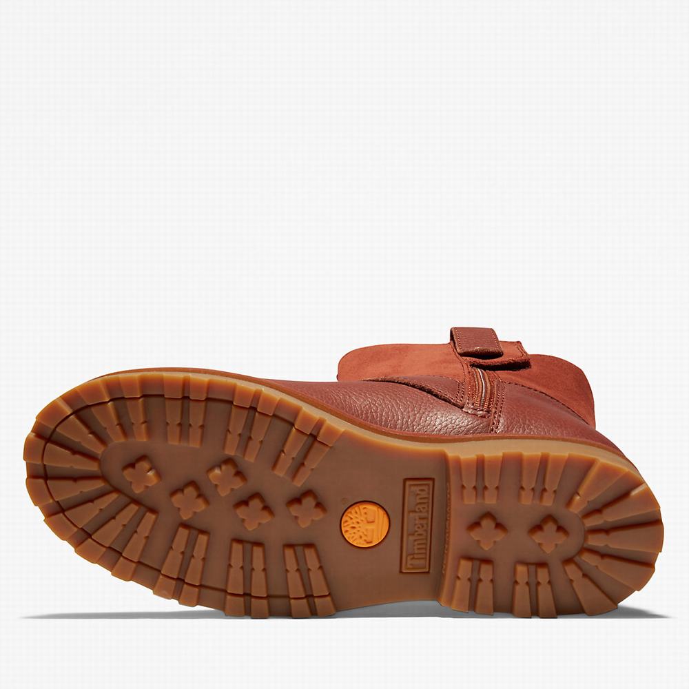 Dětské Zimní Boty Timberland Courma Side-zip Winter Hnědé | TI62134-482