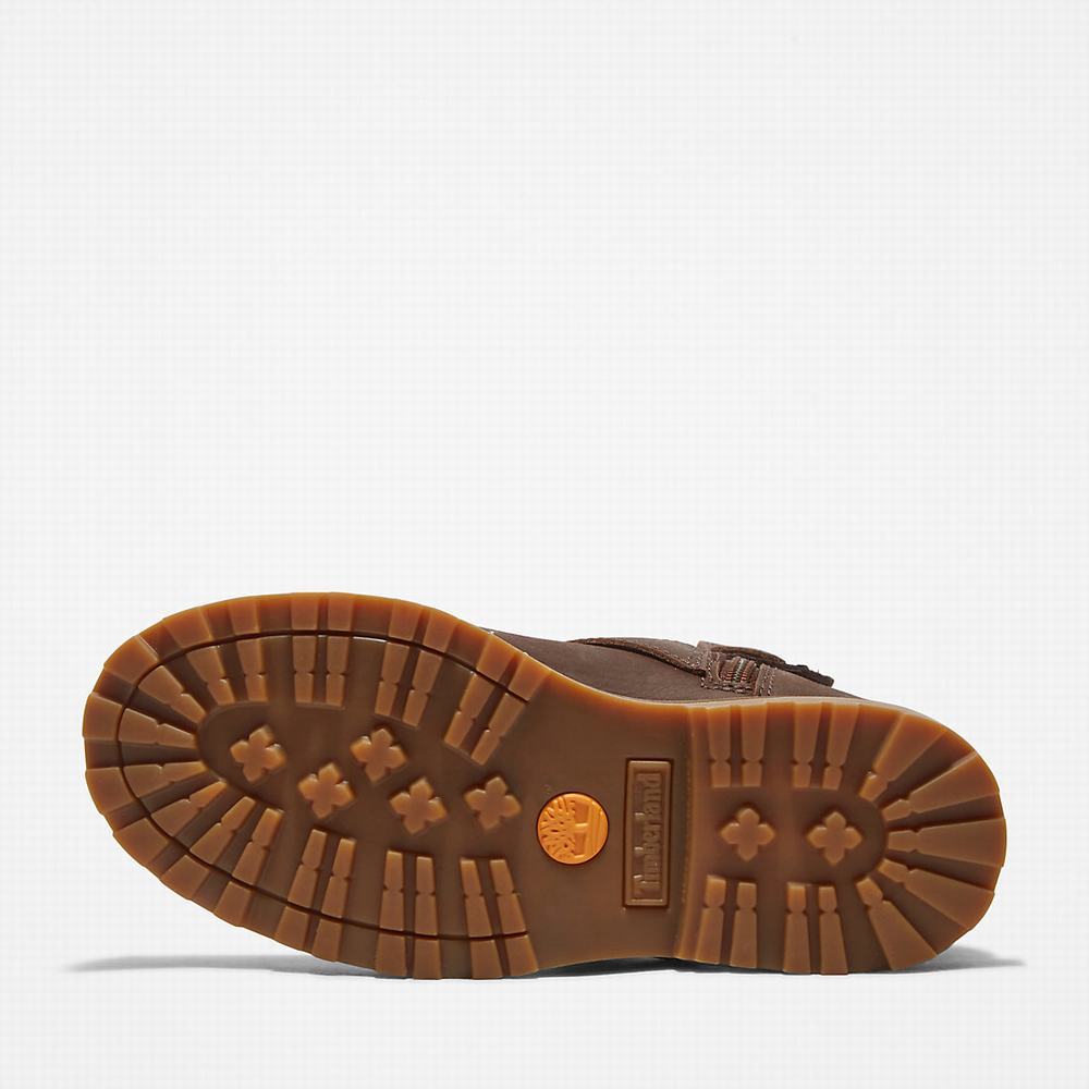 Dětské Zimní Boty Timberland Courma Side-zip Winter Tmavě Hnědé | TI75103-506