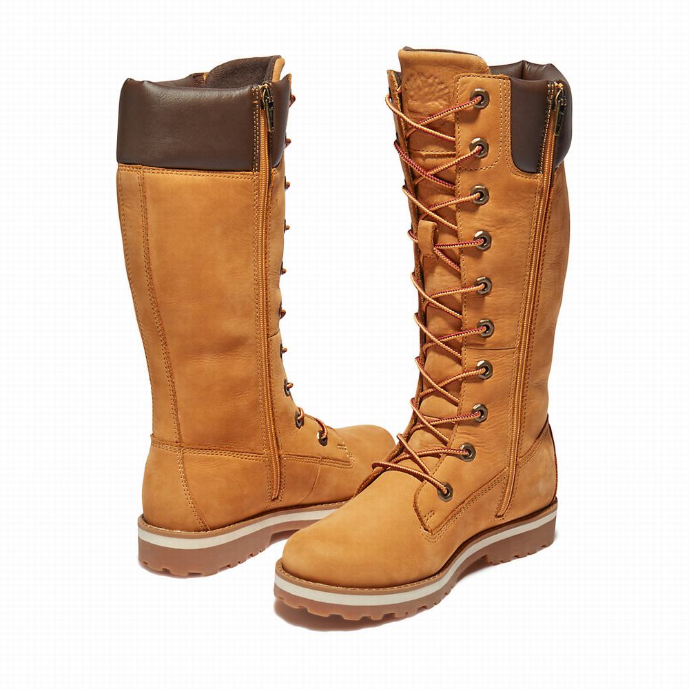Dětské Zimní Boty Timberland Courma Vysoké Winter Žluté | TI60542-591
