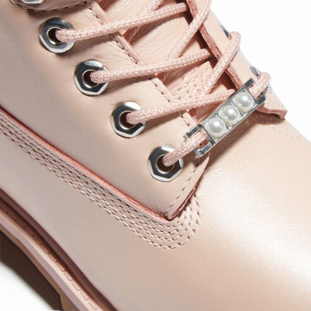 Dětské Zimní Boty Timberland Premium 6-Inch Waterproof Světle Růžové | TI12539-460