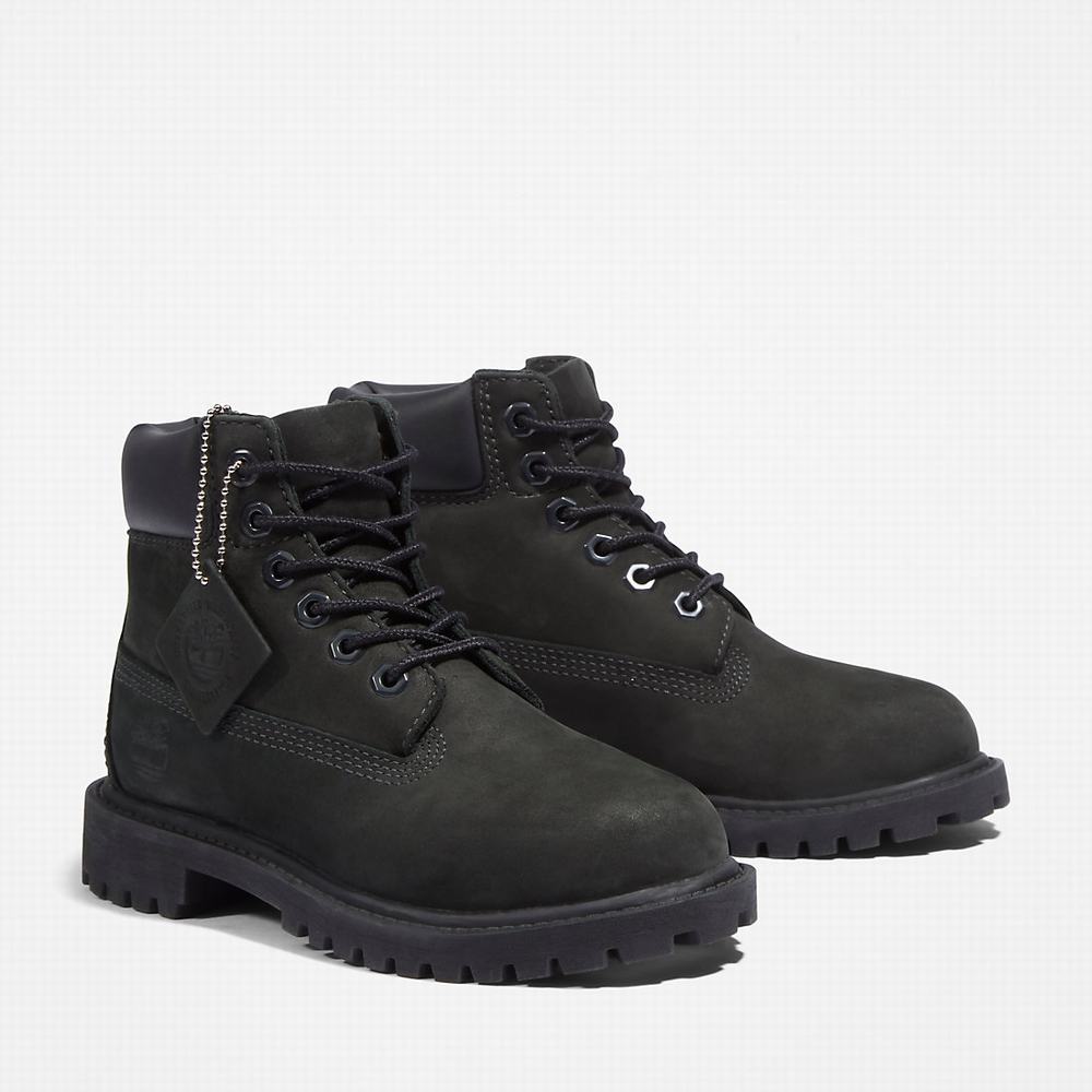 Dětské Zimní Boty Timberland Premium 6 Inch Černé | TI20398-958
