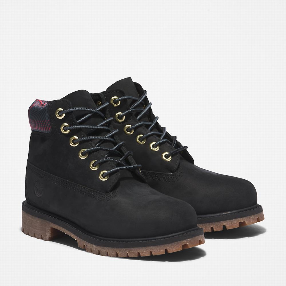 Dětské Zimní Boty Timberland Premium 6 Inch Černé | TI24965-714