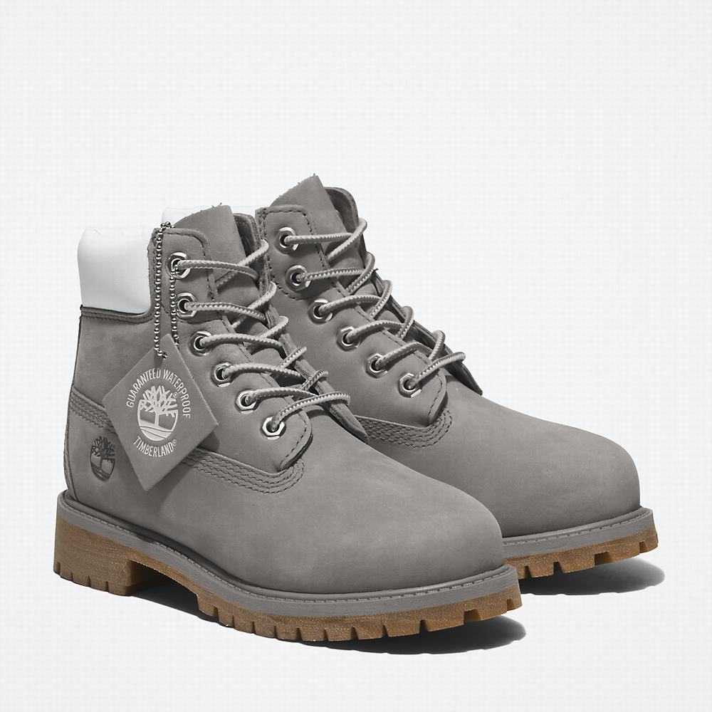Dětské Zimní Boty Timberland Premium 6 Inch Šedé | TI39421-932