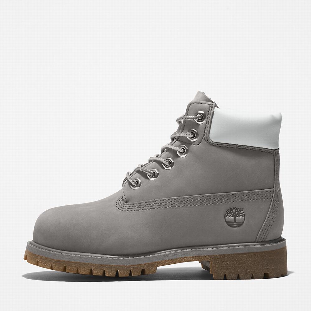 Dětské Zimní Boty Timberland Premium 6 Inch Šedé | TI39421-932