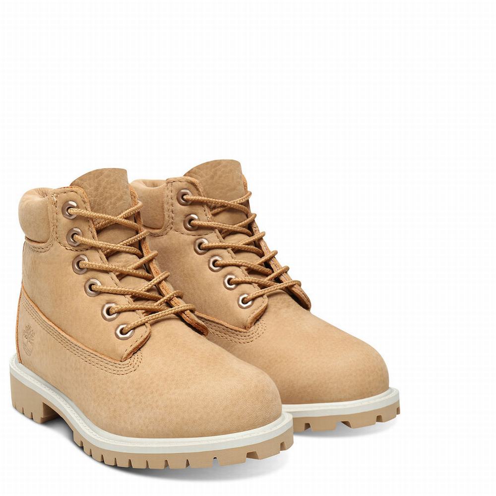 Dětské Zimní Boty Timberland Premium 6 Inch Béžový | TI43087-432