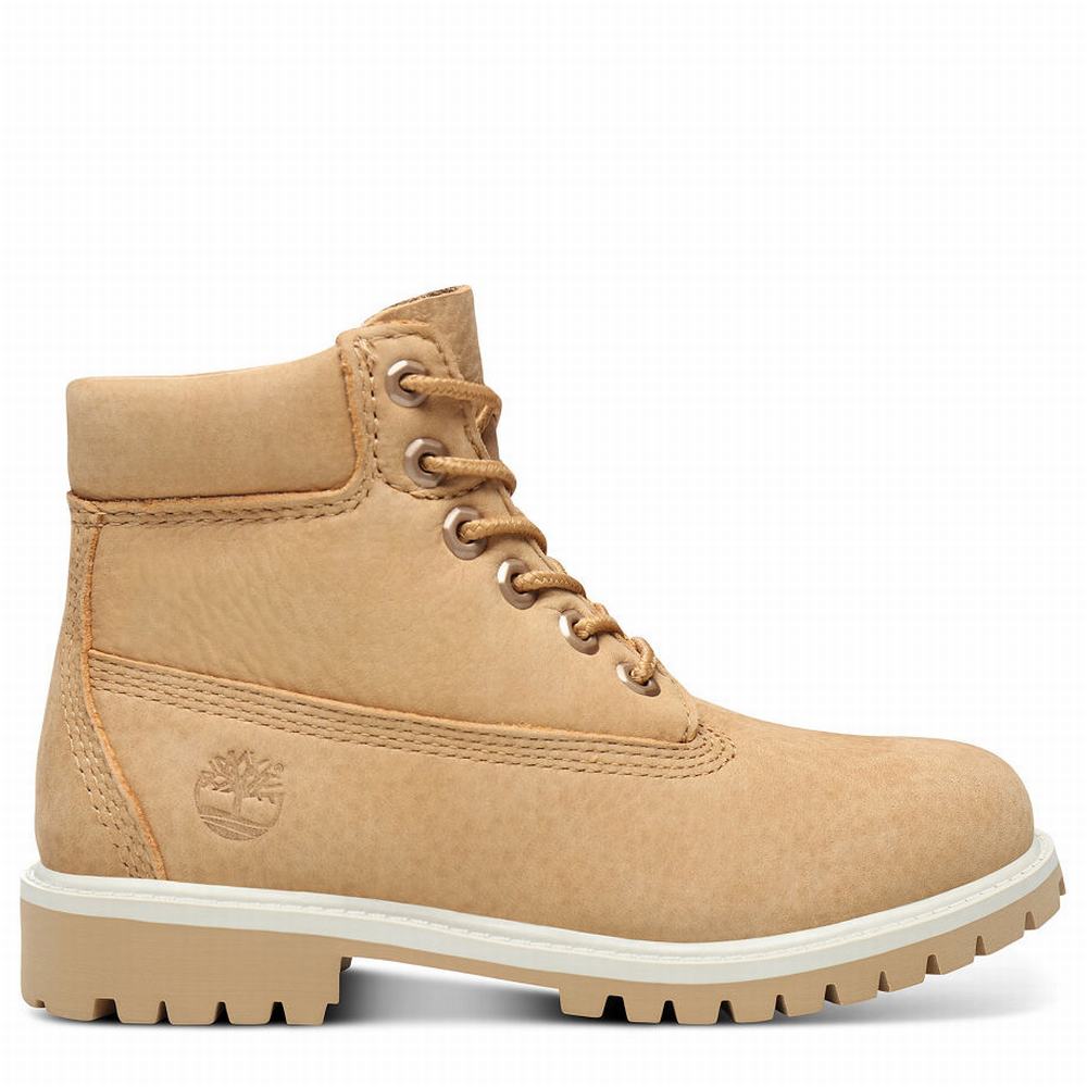 Dětské Zimní Boty Timberland Premium 6 Inch Béžový | TI43087-432