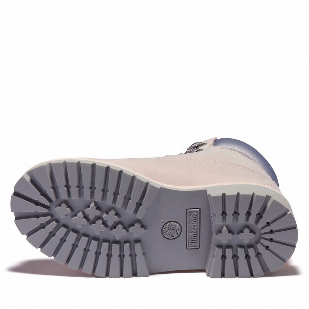 Dětské Zimní Boty Timberland Premium 6 Inch Waterproof Světle Růžové | TI71630-384