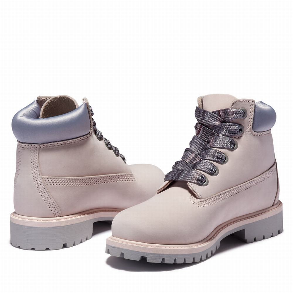Dětské Zimní Boty Timberland Premium 6 Inch Waterproof Světle Růžové | TI71630-384
