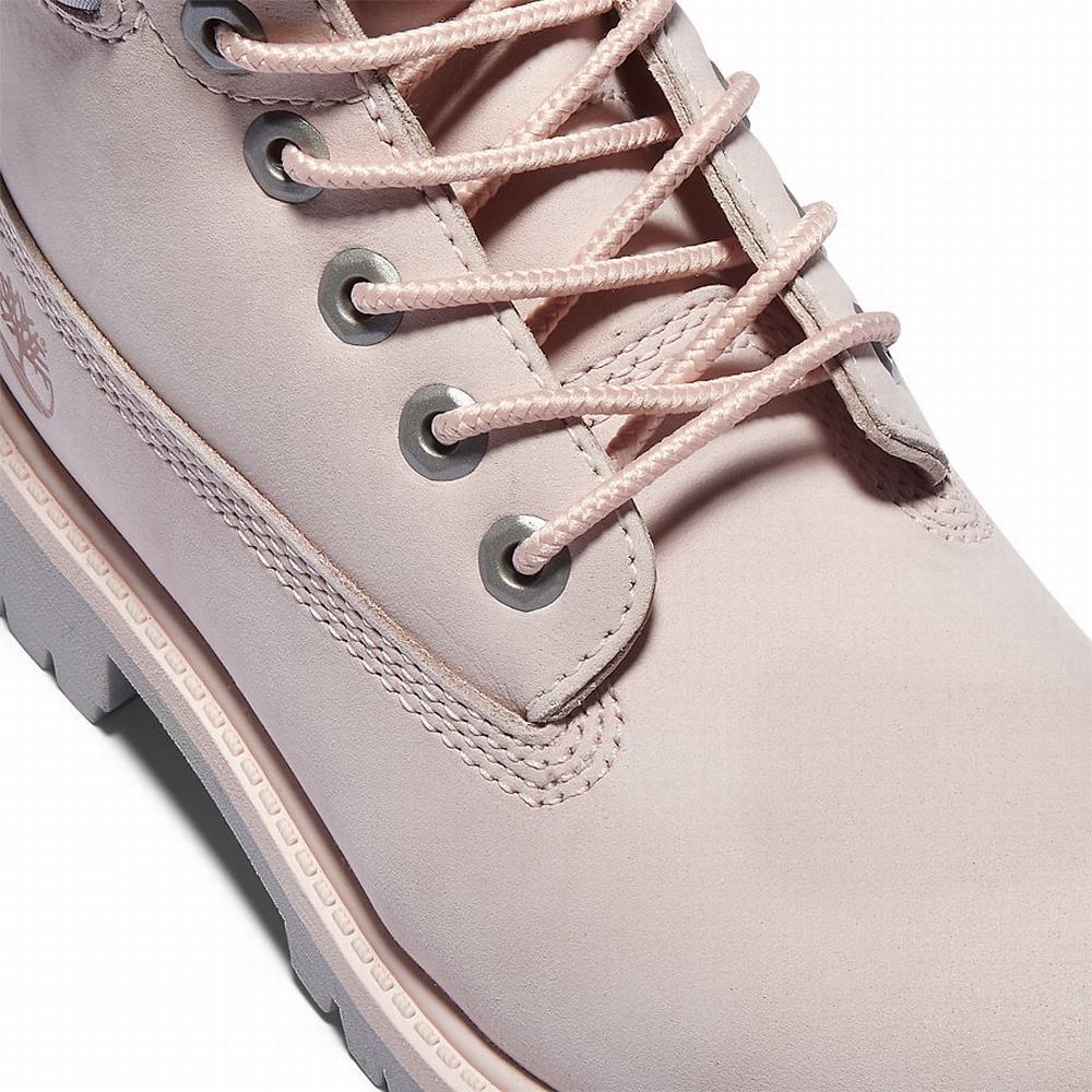 Dětské Zimní Boty Timberland Premium 6 Inch Waterproof Světle Růžové | TI71630-384