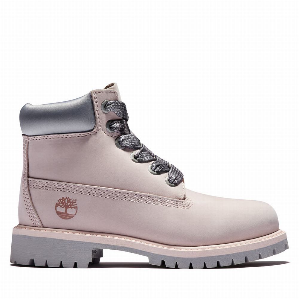 Dětské Zimní Boty Timberland Premium 6 Inch Waterproof Světle Růžové | TI71630-384