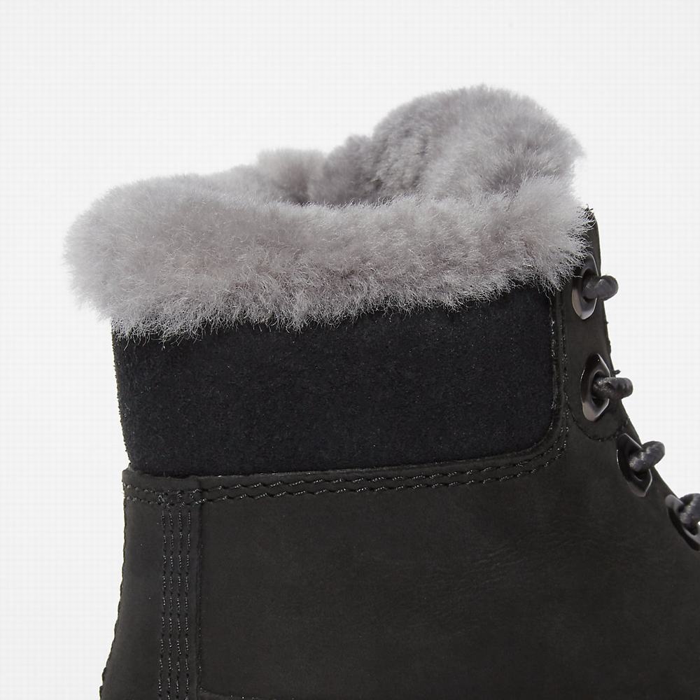 Dětské Zimní Boty Timberland Premium 6 Inch Winter Černé | TI85091-291