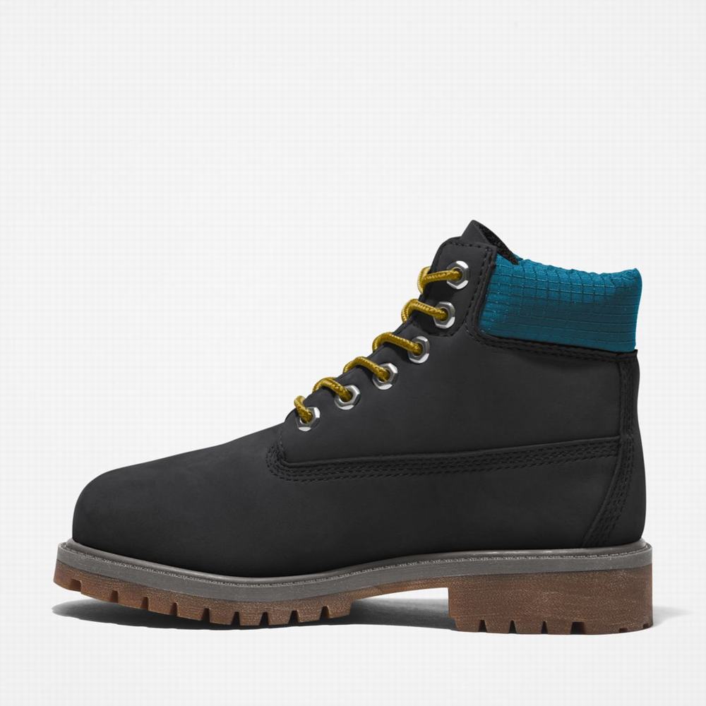 Dětské Zimní Boty Timberland Premium 6-Inch Waterproof Černé Blankyt | TI85402-156