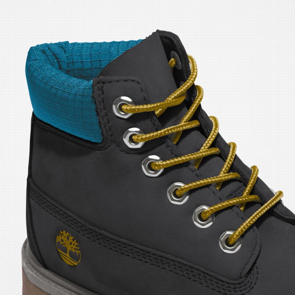 Dětské Zimní Boty Timberland Premium 6-Inch Waterproof Černé Blankyt | TI85402-156