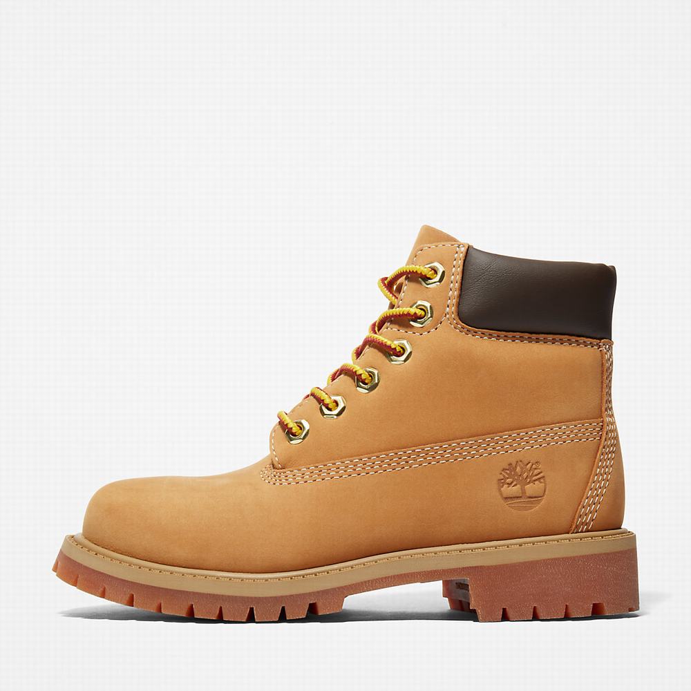 Dětské Zimní Boty Timberland Premium 6 Inch Žluté | TI94068-184