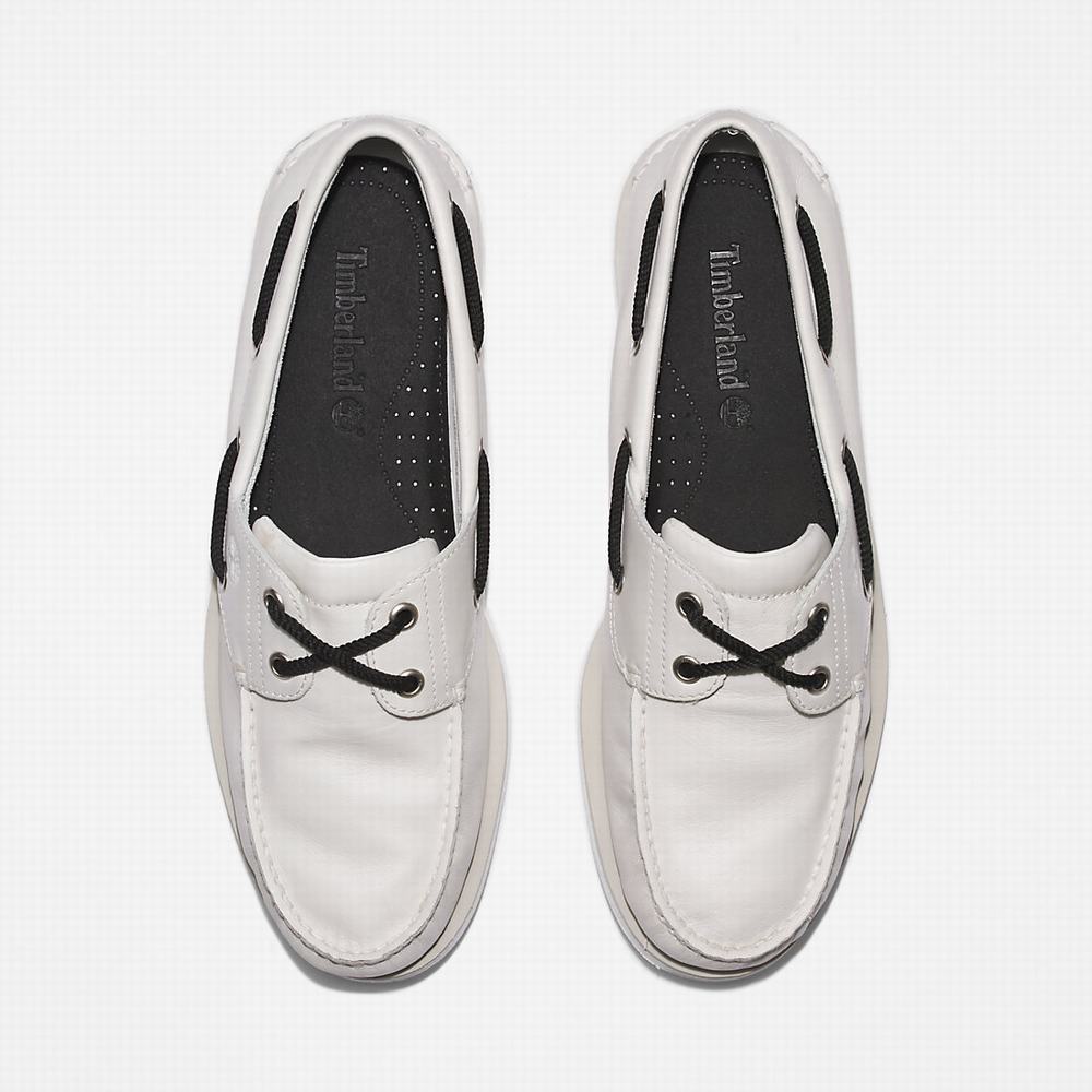 Pánské Boty Sebago Timberland 2-Eye Classic Bílé | TI12645-840