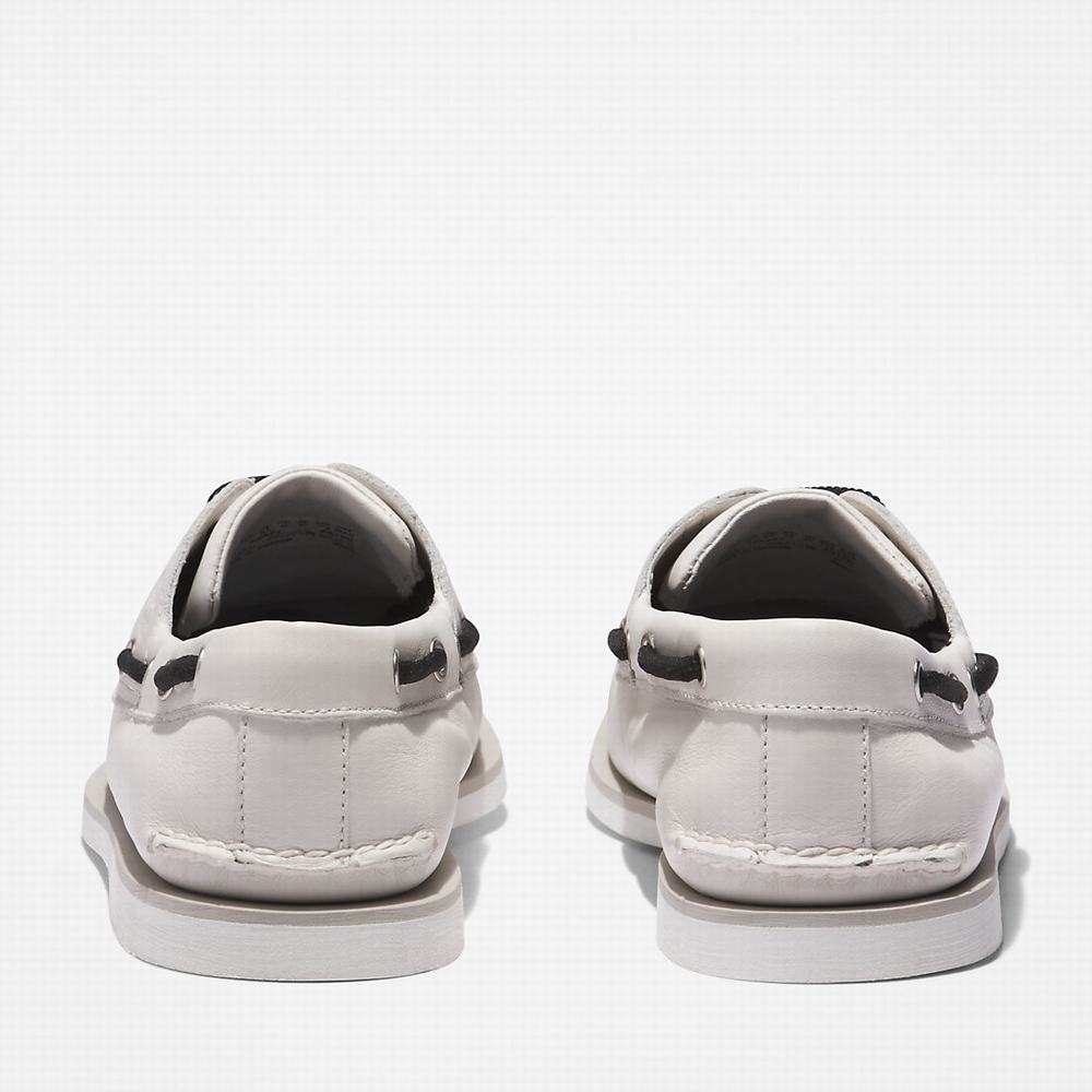 Pánské Boty Sebago Timberland 2-Eye Classic Bílé | TI12645-840