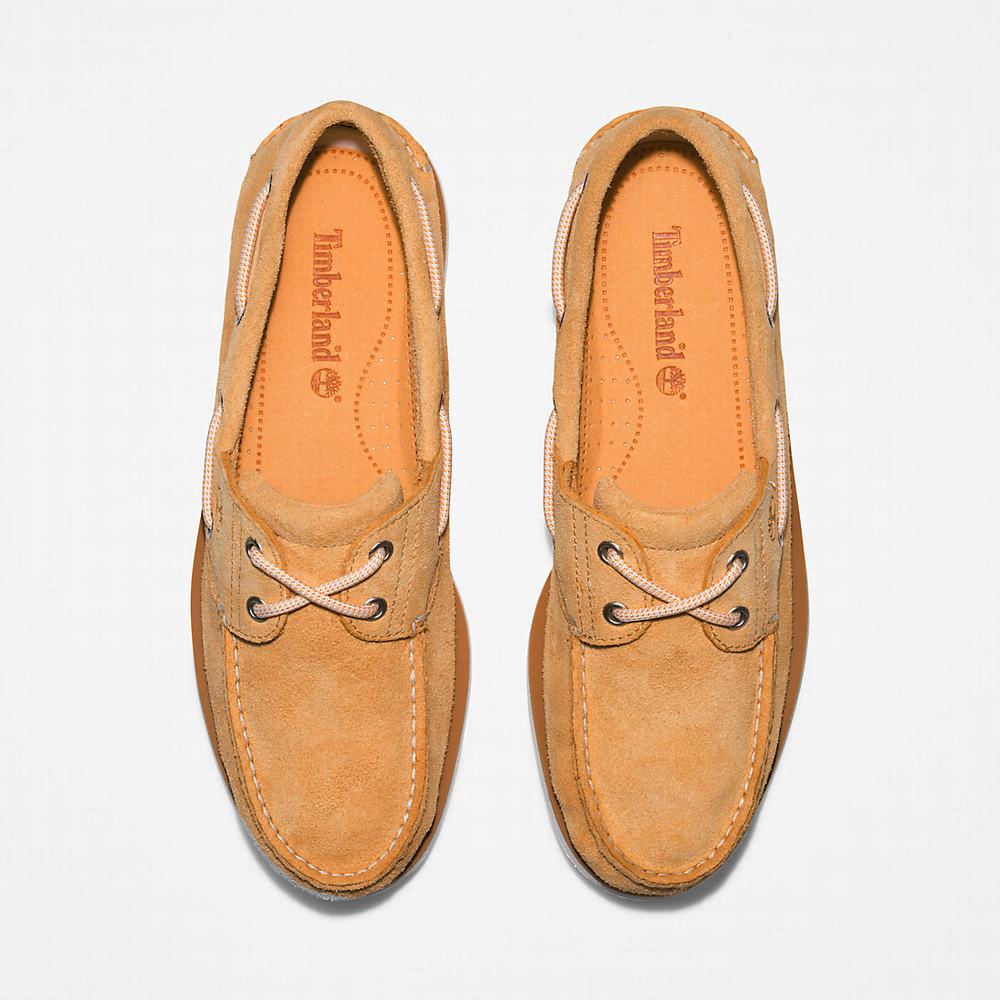 Pánské Boty Sebago Timberland 2-Eye Classic Oranžové | TI17369-587