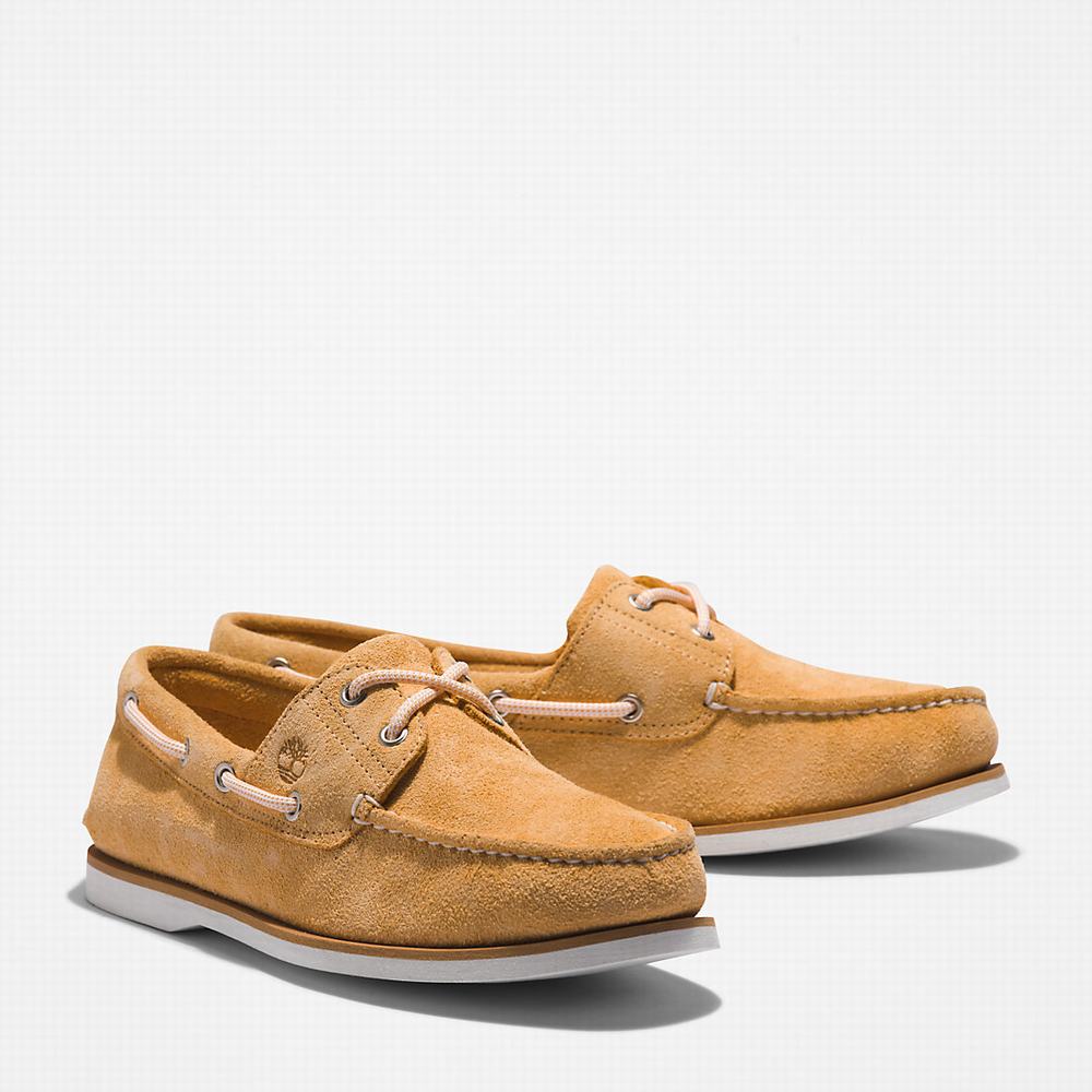 Pánské Boty Sebago Timberland 2-Eye Classic Oranžové | TI17369-587