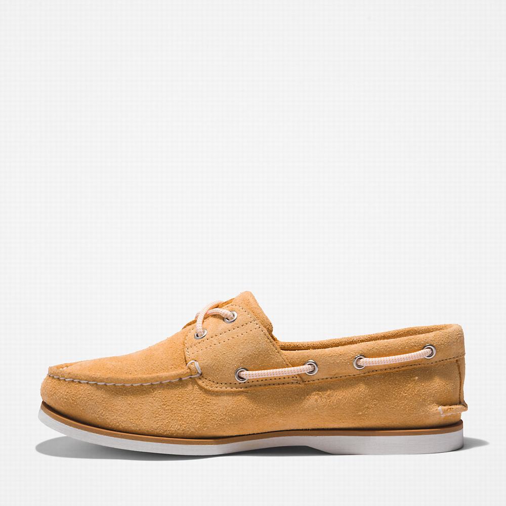 Pánské Boty Sebago Timberland 2-Eye Classic Oranžové | TI17369-587