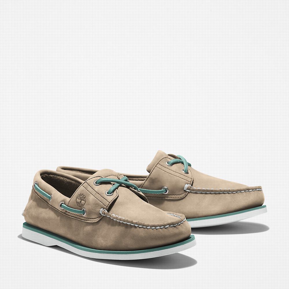 Pánské Boty Sebago Timberland 2-Eye Classic Béžový | TI31568-270