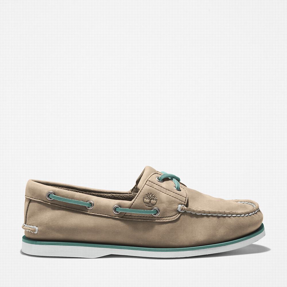 Pánské Boty Sebago Timberland 2-Eye Classic Béžový | TI31568-270