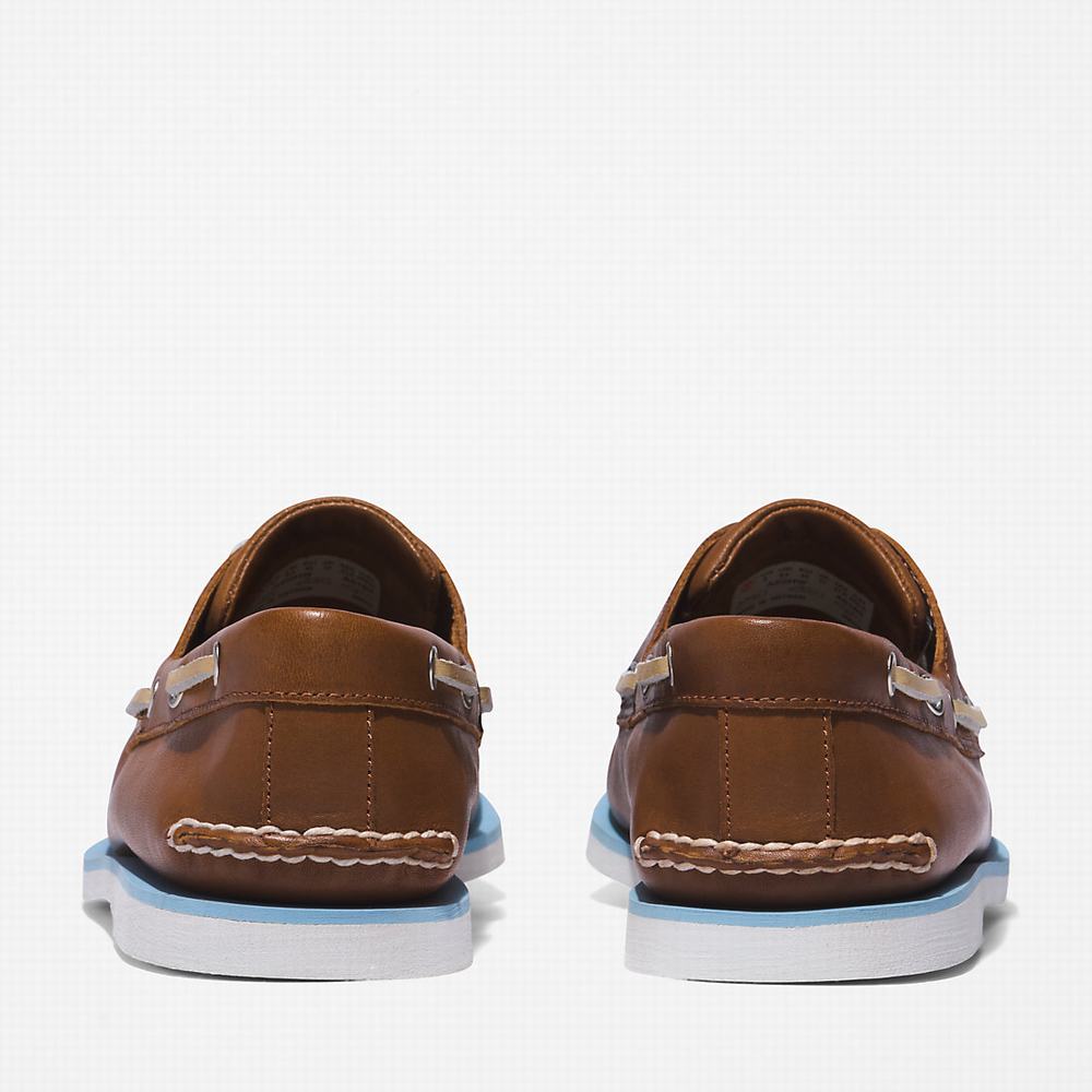 Pánské Boty Sebago Timberland 2-Eye Classic Hnědé | TI50792-378