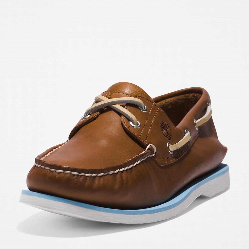 Pánské Boty Sebago Timberland 2-Eye Classic Hnědé | TI50792-378