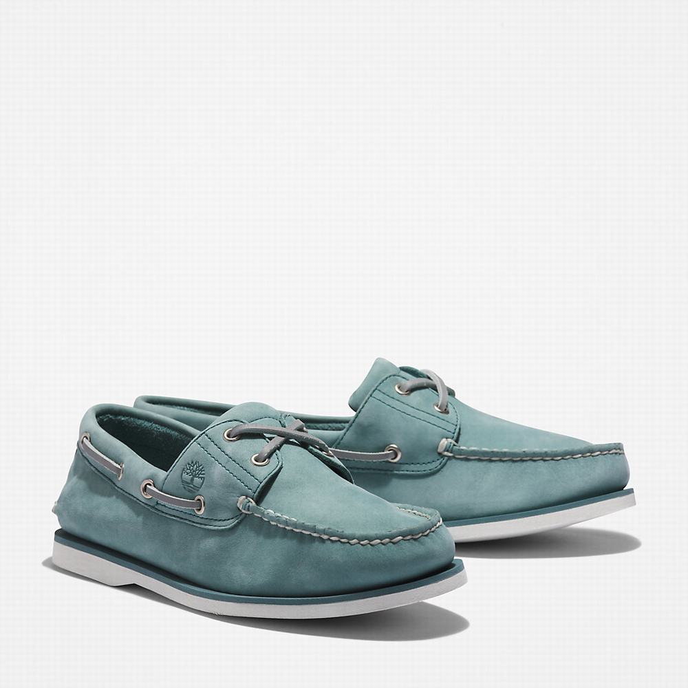 Pánské Boty Sebago Timberland 2-Eye Classic Světle Blankyt | TI59164-623