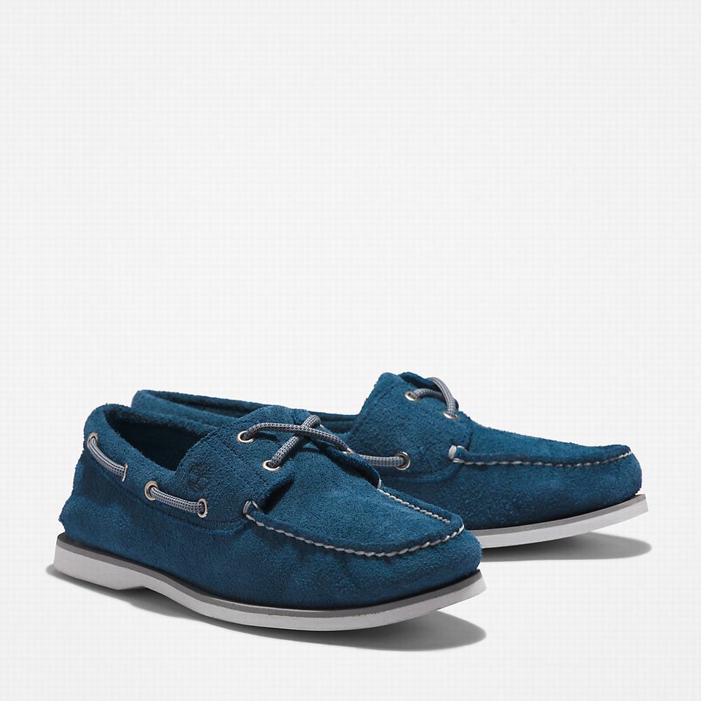 Pánské Boty Sebago Timberland 2-Eye Classic Tmavě Blankyt | TI80421-253