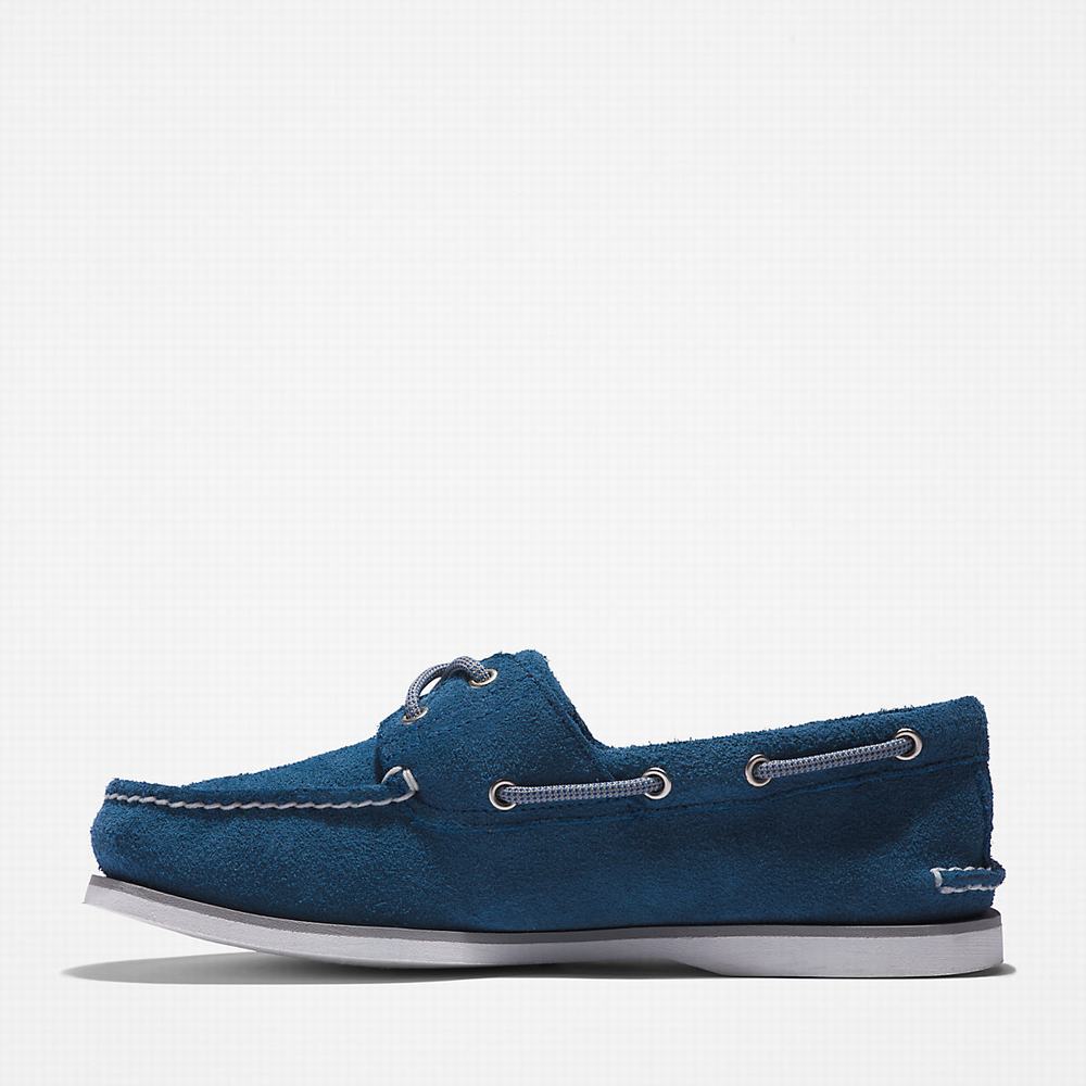 Pánské Boty Sebago Timberland 2-Eye Classic Tmavě Blankyt | TI80421-253