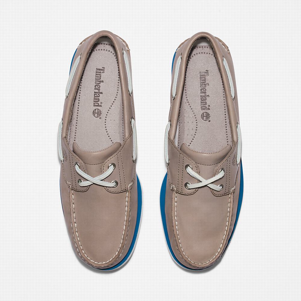 Pánské Boty Sebago Timberland 2-Eye Classic Šedé | TI82196-653