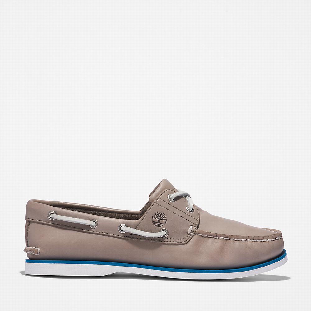 Pánské Boty Sebago Timberland 2-Eye Classic Šedé | TI82196-653