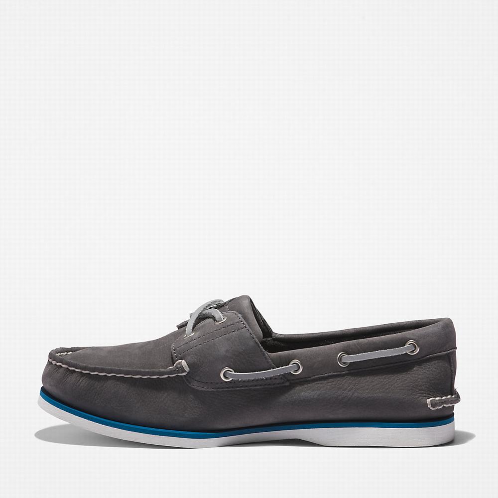 Pánské Boty Sebago Timberland 2-Eye Classic Tmavě Šedé | TI91708-306