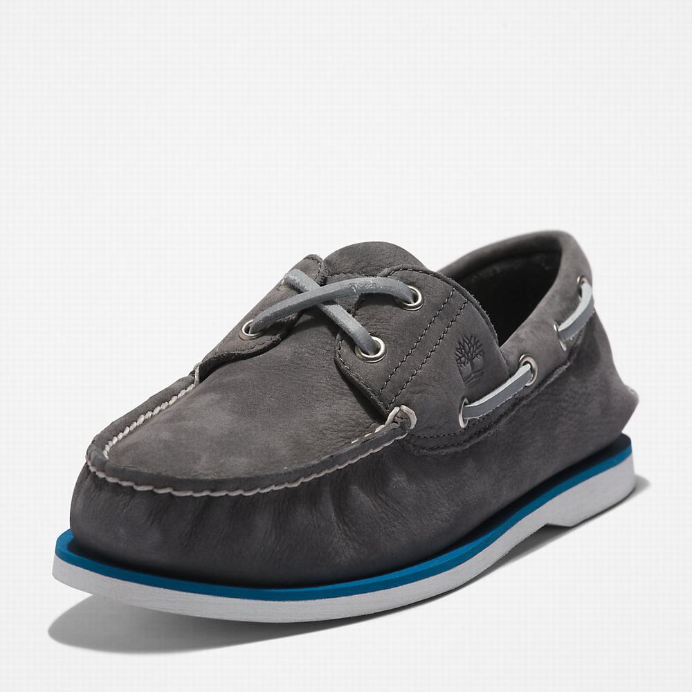 Pánské Boty Sebago Timberland 2-Eye Classic Tmavě Šedé | TI91708-306