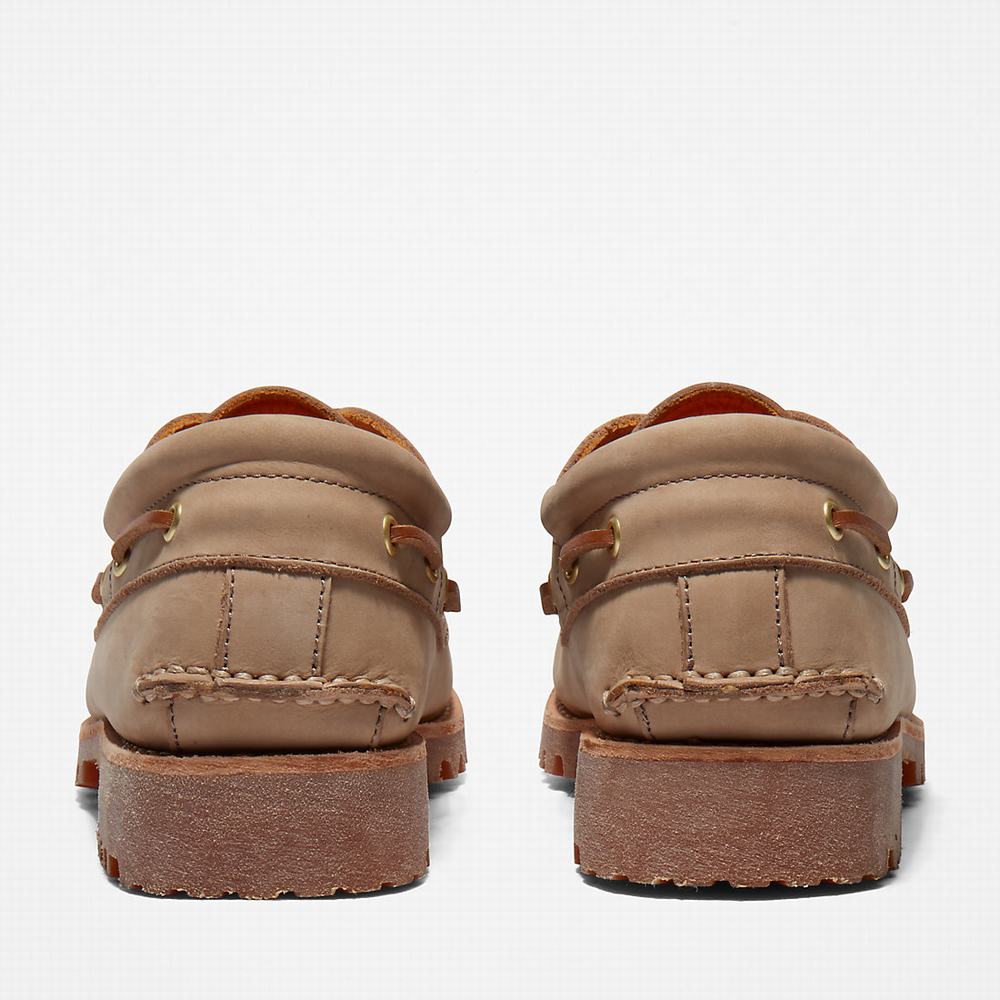 Pánské Boty Sebago Timberland 3-Eye Lug Handsewn Světle Hnědé | TI15470-928