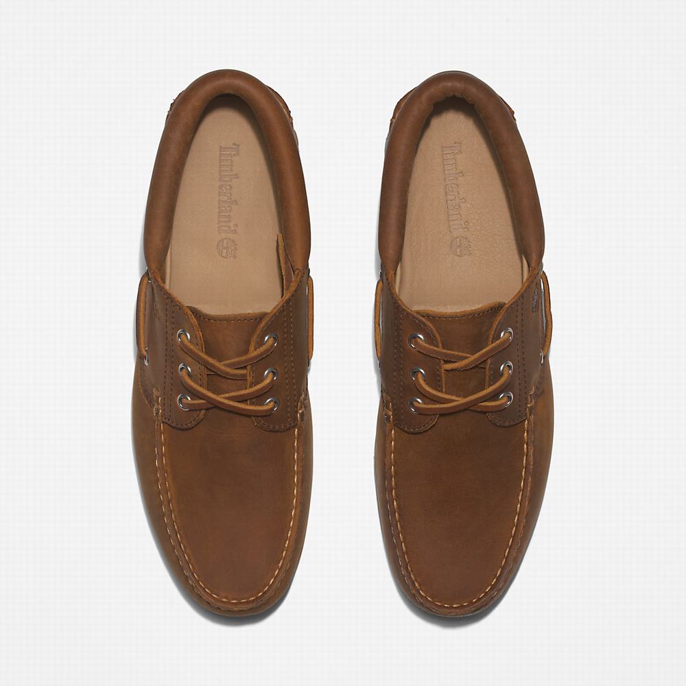 Pánské Boty Sebago Timberland 3-Eye Lug Handsewn Světle Hnědé | TI38702-690