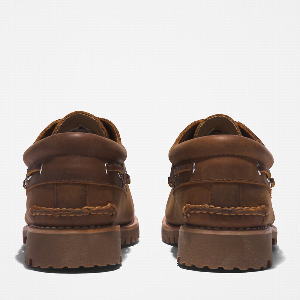 Pánské Boty Sebago Timberland 3-Eye Lug Handsewn Světle Hnědé | TI38702-690