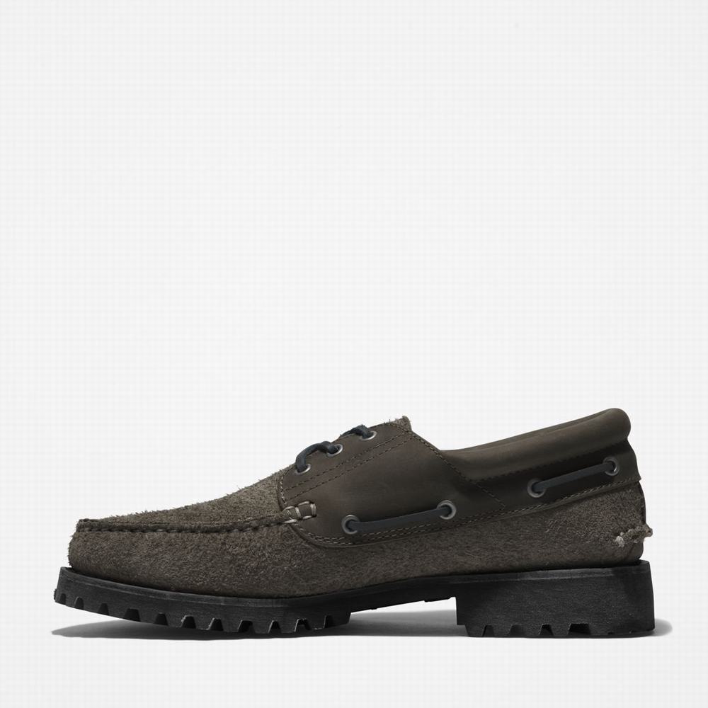 Pánské Boty Sebago Timberland 3-Eye Lug Handsewn Šedé | TI65140-340