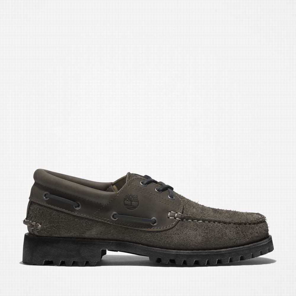 Pánské Boty Sebago Timberland 3-Eye Lug Handsewn Šedé | TI65140-340