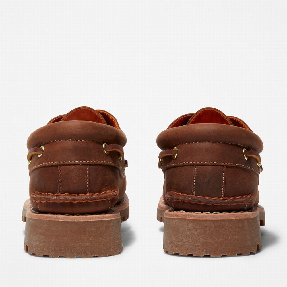 Pánské Boty Sebago Timberland Authentic 3-Eye Světle Hnědé | TI74695-453