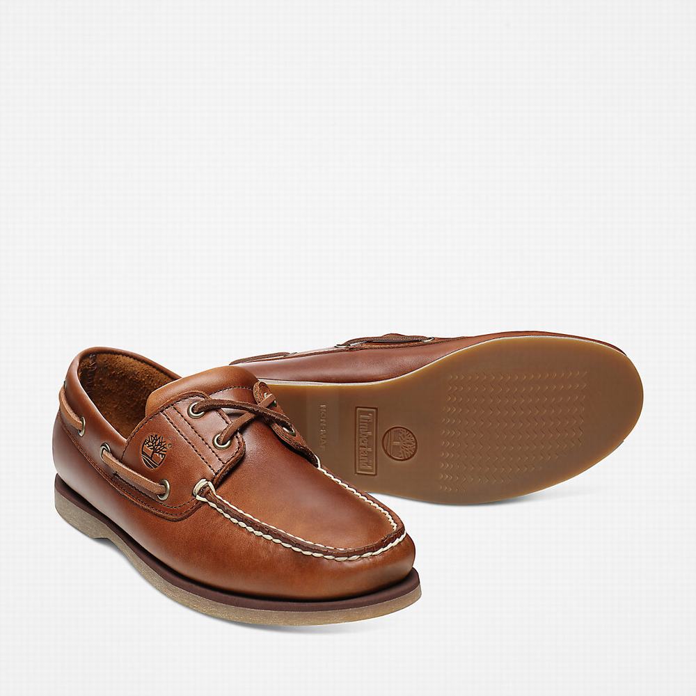 Pánské Boty Sebago Timberland Classic Full-grain Světle Hnědé | TI04639-489