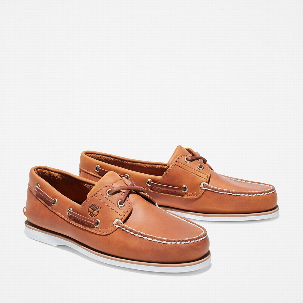 Pánské Boty Sebago Timberland Classic Oranžové | TI19843-956