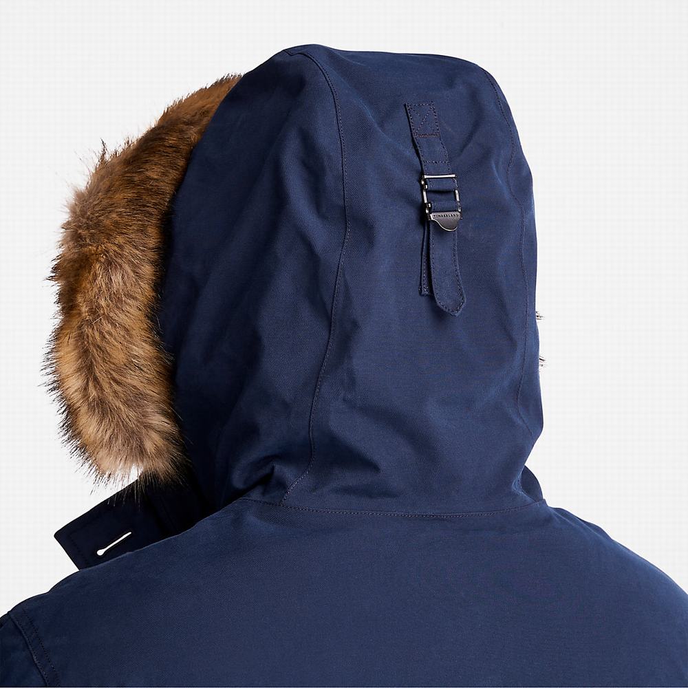 Pánské Bundy Parka Timberland Boundary Peak Waterproof Insulated Tmavě Blankyt | TI19724-345