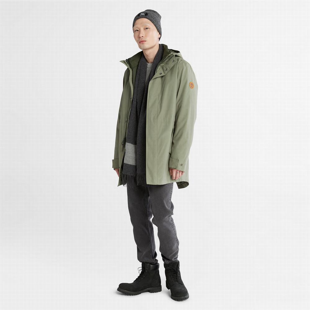Pánské Bundy Parka Timberland Boundary Peak 3-in-1 Fishtail Hnědé | TI25439-240