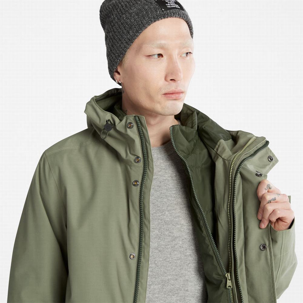 Pánské Bundy Parka Timberland Boundary Peak 3-in-1 Fishtail Hnědé | TI25439-240