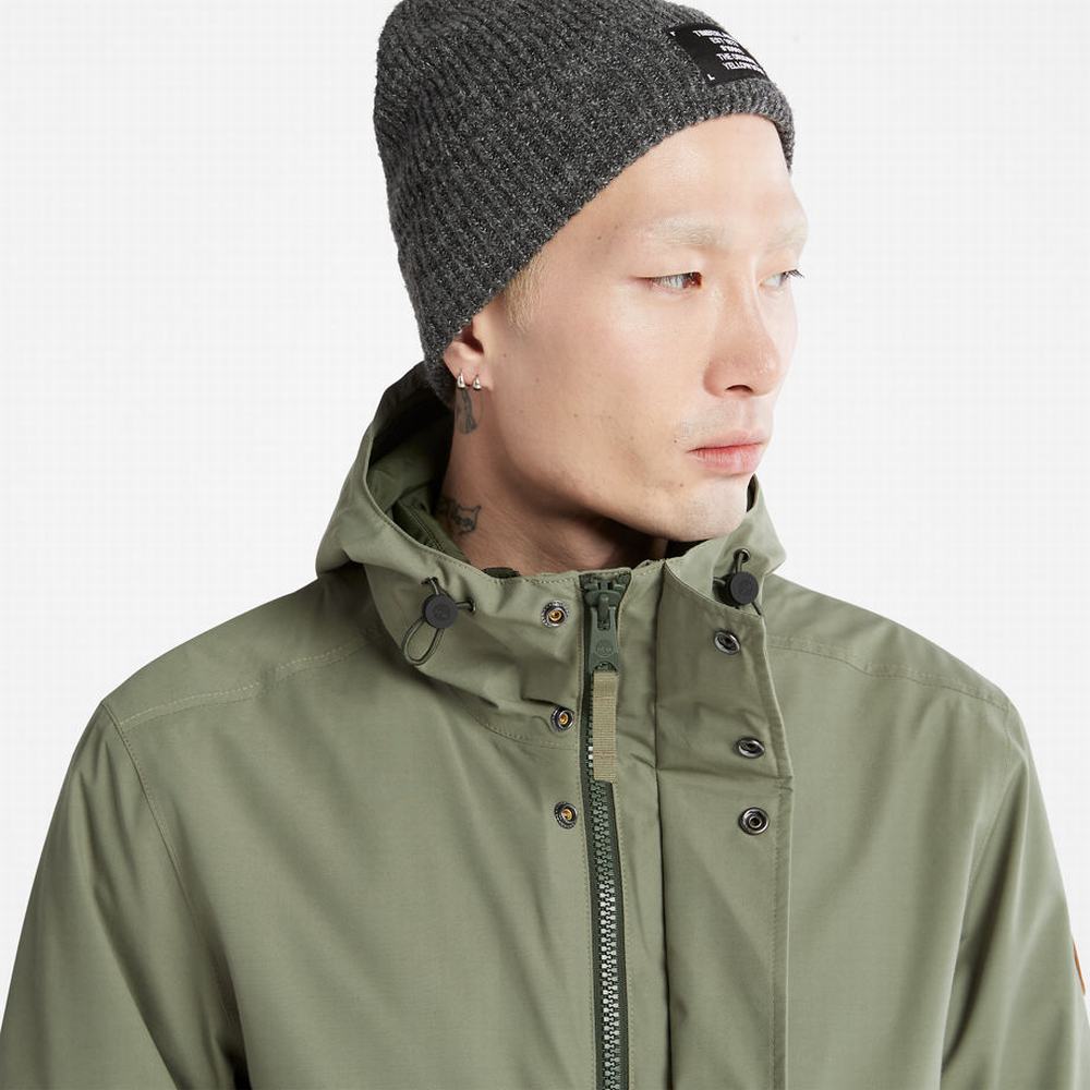 Pánské Bundy Parka Timberland Boundary Peak 3-in-1 Fishtail Hnědé | TI25439-240