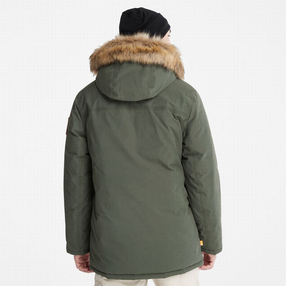 Pánské Bundy Parka Timberland Boundary Peak Warm Tmavě Zelene | TI81052-641